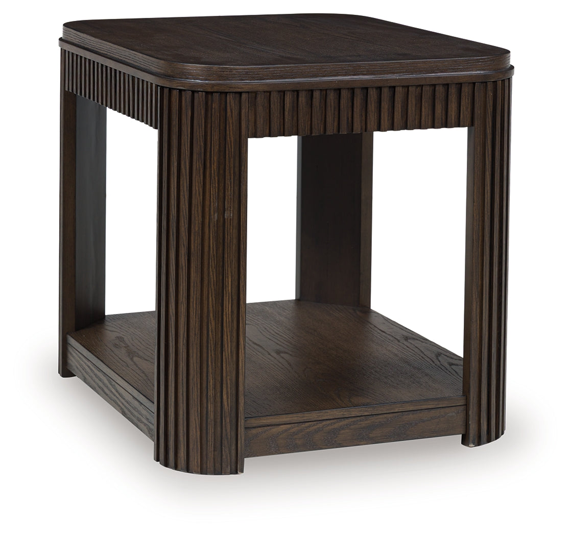 Carlibrie Warm Brown End Table from Ashley - Luna Furniture