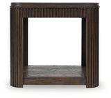 Carlibrie Warm Brown End Table from Ashley - Luna Furniture