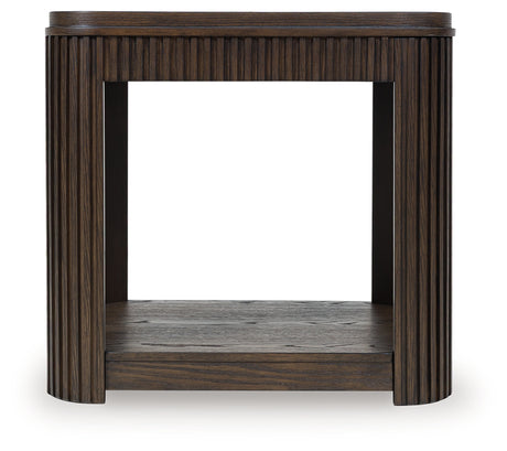 Carlibrie Warm Brown End Table from Ashley - Luna Furniture