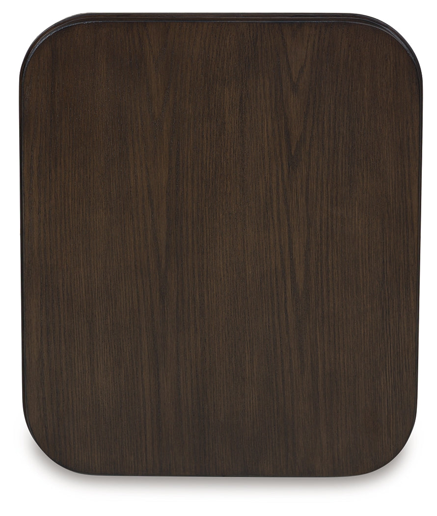 Carlibrie Warm Brown End Table from Ashley - Luna Furniture