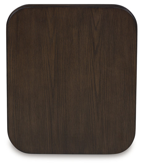 Carlibrie Warm Brown End Table from Ashley - Luna Furniture