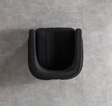 Carlina Black Velvet Chair from Nova Furniture - Luna Furniture