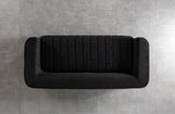 Carlina Black Velvet Sofa from Nova Furniture - Luna Furniture