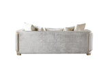 Carlina Ivory Velvet Sofa from Nova Furniture - Luna Furniture