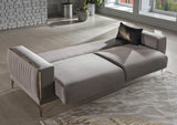 Carlino Napoly Grey Loveseat from Bellona - Luna Furniture