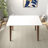 Carlos White Small Dining Table from Midinmod - Luna Furniture