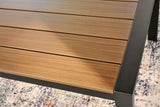 Carmel Highlands Dark Brown Outdoor Sofa/Chairs/Table (Set of 4) from Ashley Furniture - Luna Furniture