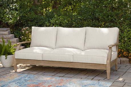 Carter Hall Beige Outdoor Sofa with Cushion from Ashley - Luna Furniture
