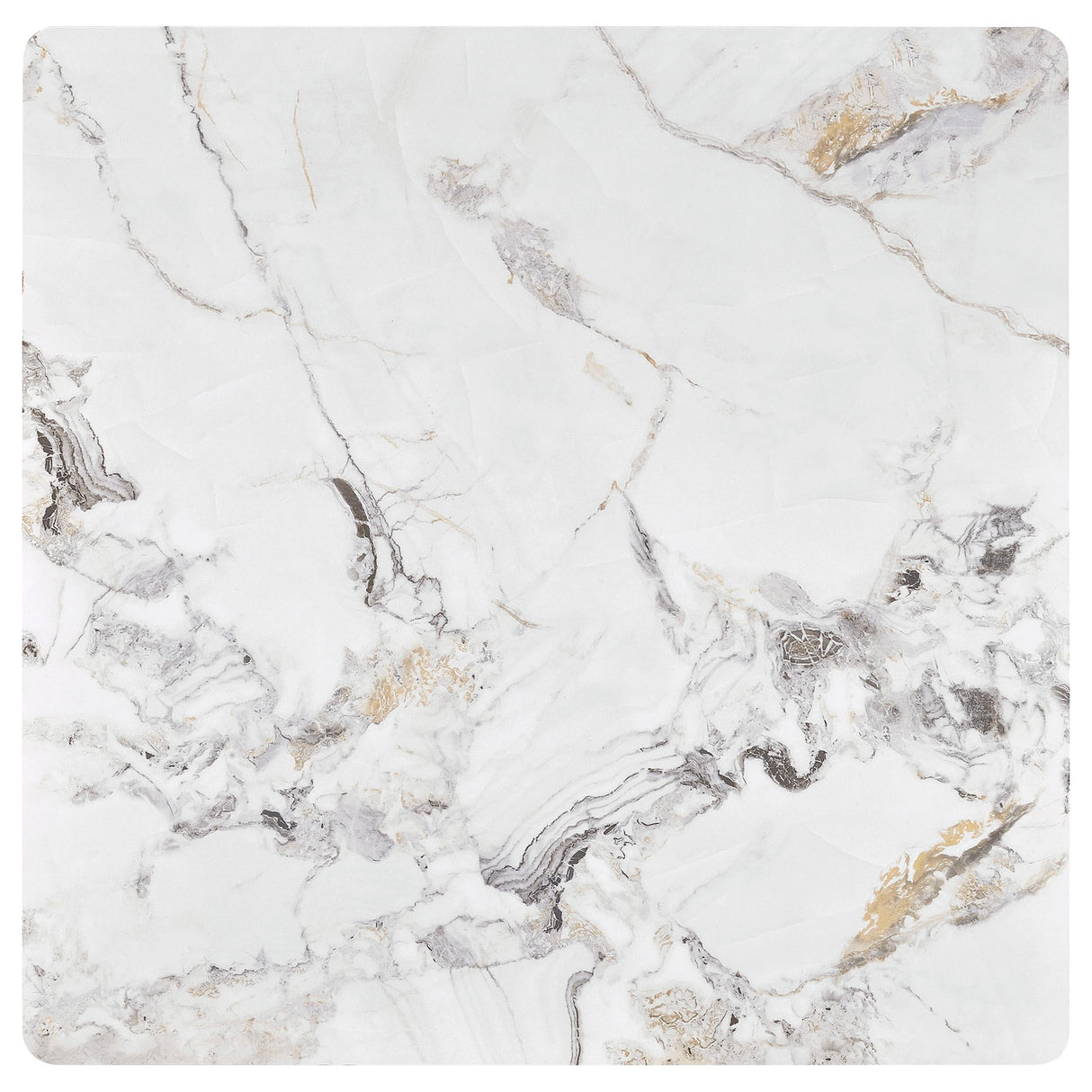 Carvell Mirage White 3-Piece Square Coffee and End Table Set from Coaster - Luna Furniture