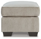 Cashton Chair and Ottoman in Ice from Ashley - Luna Furniture