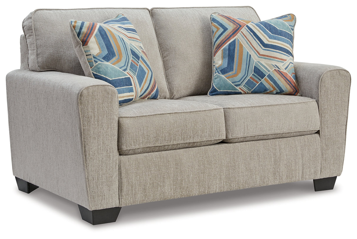 Cashton Ice Loveseat from Ashley - Luna Furniture