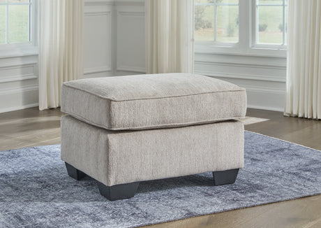 Cashton Ice Ottoman from Ashley - Luna Furniture