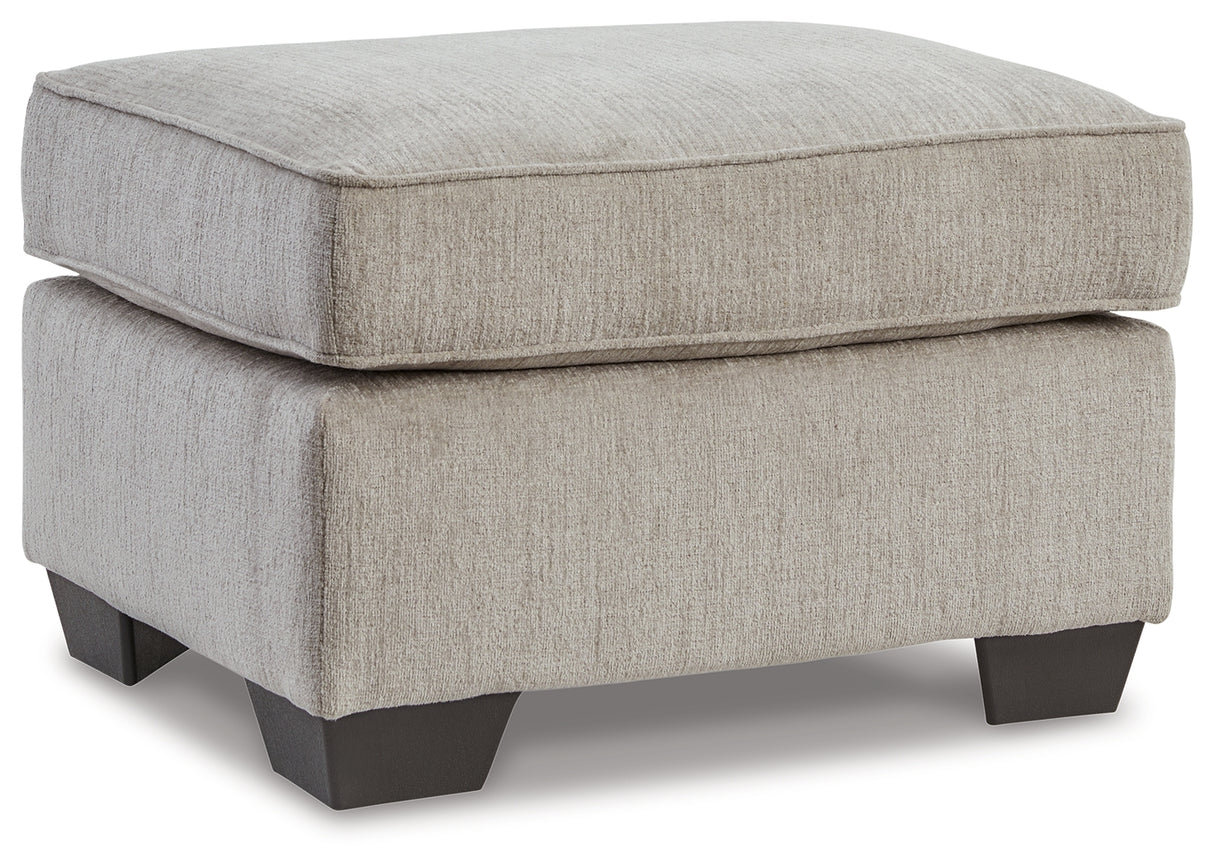 Cashton Ice Ottoman from Ashley - Luna Furniture