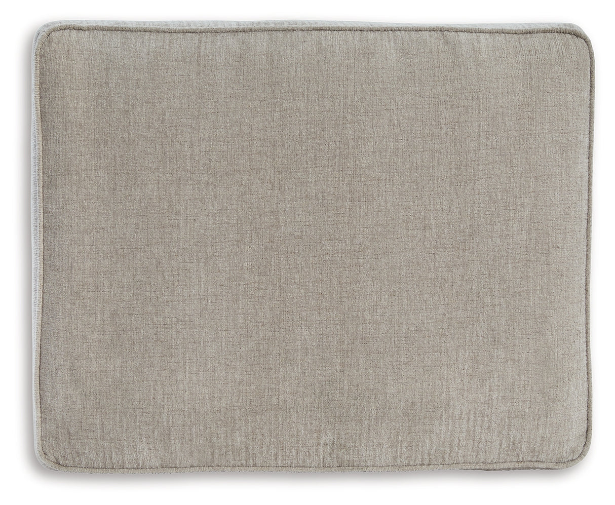 Cashton Ice Ottoman from Ashley - Luna Furniture