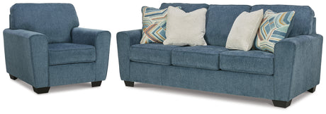 Cashton Queen Sofa Sleeper and Chair from Ashley - Luna Furniture