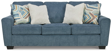 Cashton Sofa and Loveseat in Blue from Ashley - Luna Furniture