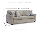 Cashton Ice Living Room Set from Ashley - Luna Furniture