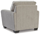 Cashton Sofa, Loveseat, Chair and Ottoman in Ice from Ashley - Luna Furniture