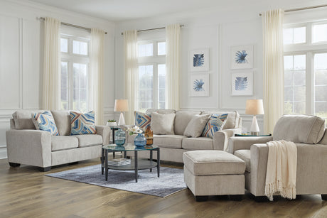 Cashton Sofa, Loveseat, Chair and Ottoman in Ice from Ashley - Luna Furniture