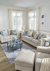 Cashton Sofa, Loveseat, Chair and Ottoman in Ice from Ashley - Luna Furniture