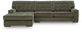 Caspian-Town Olive 2-Piece LAF Chaise Sectional from Ashley - Luna Furniture