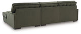 Caspian-Town Olive 2-Piece RAF Chaise Sectional from Ashley - Luna Furniture