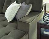 Caspian-Town Olive 2-Piece RAF Chaise Sectional from Ashley - Luna Furniture