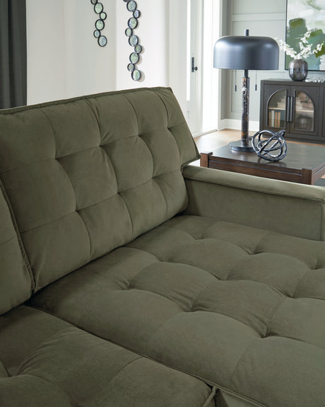 Caspian-Town Olive 2-Piece RAF Chaise Sectional from Ashley - Luna Furniture