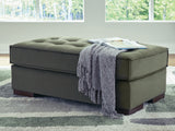 Caspian-Town Olive Oversized Accent Ottoman from Ashley - Luna Furniture