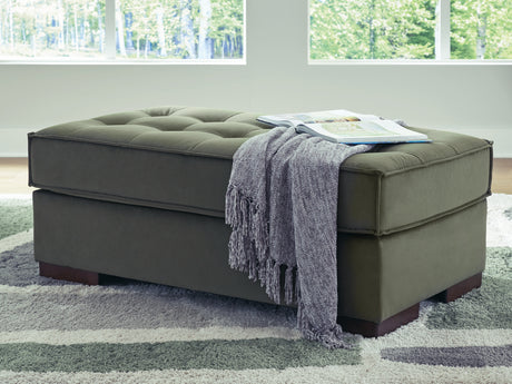 Caspian-Town Olive Oversized Accent Ottoman from Ashley - Luna Furniture
