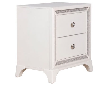 Cassie Illuminating Pearl Bedroom Set from Steve Silver - Luna Furniture
