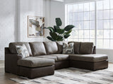 Castille Way Fossil 2-Piece LAF Sleeper Sectional with Chaise from Ashley - Luna Furniture