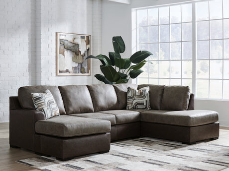 Castille Way Fossil 2-Piece LAF Sleeper Sectional with Chaise from Ashley - Luna Furniture