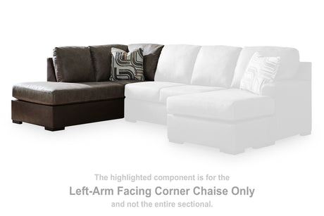 Castille Way Fossil Left-Arm Facing Corner Chaise from Ashley - Luna Furniture