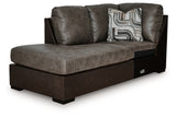 Castille Way Fossil Left-Arm Facing Corner Chaise from Ashley - Luna Furniture