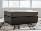 Castille Way Fossil Oversized Accent Ottoman from Ashley - Luna Furniture