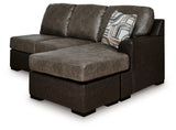 Castille Way Fossil Right-Arm Facing Sofa Chaise from Ashley - Luna Furniture