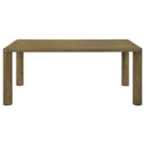 Castlewood 5-piece 71-inch Rectangular Dining Set Brown Oak from Coaster - Luna Furniture
