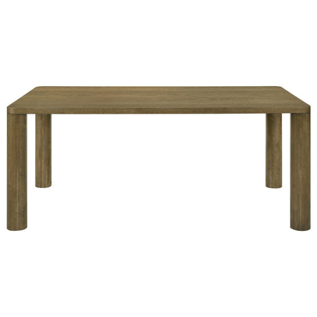 Castlewood 7-piece 71-inch Rectangular Dining Set Brown Oak from Coaster - Luna Furniture