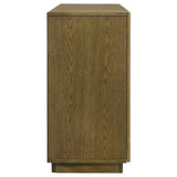 Castlewood Brown Oak Dining Sideboard Buffet Server from Coaster - Luna Furniture