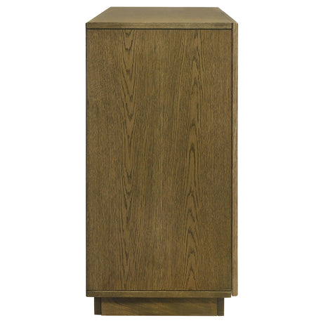 Castlewood Brown Oak Dining Sideboard Buffet Server from Coaster - Luna Furniture