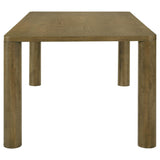 Castlewood Brown Oak Rectangular Dining Table from Coaster - Luna Furniture