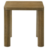 Castlewood Brown Oak Engineered Wood Accent Side End Table from Coaster - Luna Furniture