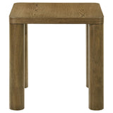 Castlewood Brown Oak Engineered Wood Accent Side End Table from Coaster - Luna Furniture