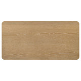 Castlewood Light Oak Engineered Wood Cocktail Coffee Table from Coaster - Luna Furniture