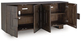 Cato Dark Brown Accent Cabinet from Ashley - Luna Furniture