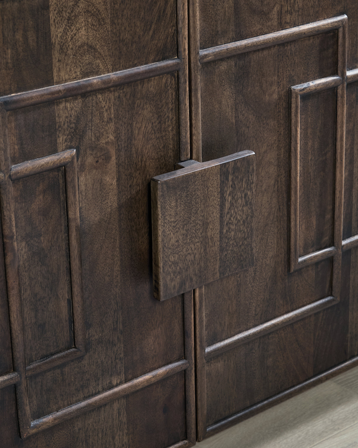 Cato Dark Brown Accent Cabinet from Ashley - Luna Furniture