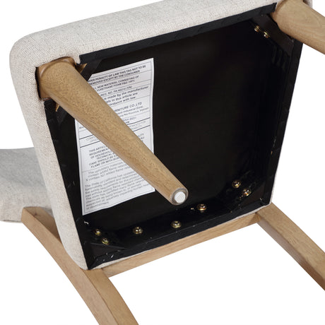 Colvin Vanilla/Brown Side Chair, Set of 2 from Steve Silver - Luna Furniture