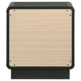 Cavelle Black 2-Drawer Nightstand from Coaster - Luna Furniture