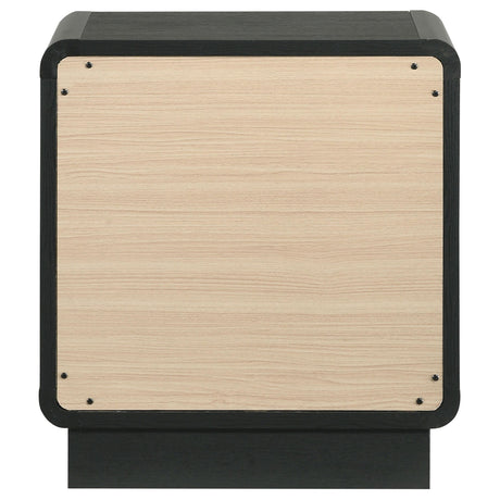 Cavelle Black 2-Drawer Nightstand from Coaster - Luna Furniture